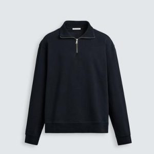 Felpa Zip nera