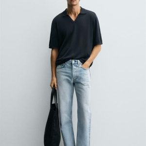 Jeans a candela azzurro