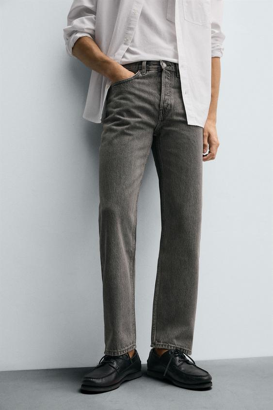 Jeans a candela grigio scuro