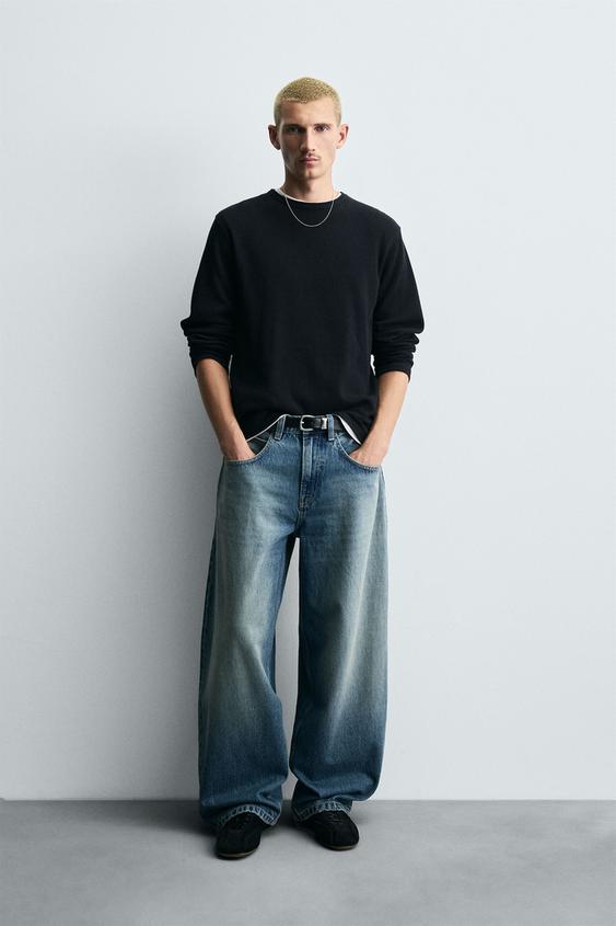 Jeans ultra baggy blu scuro
