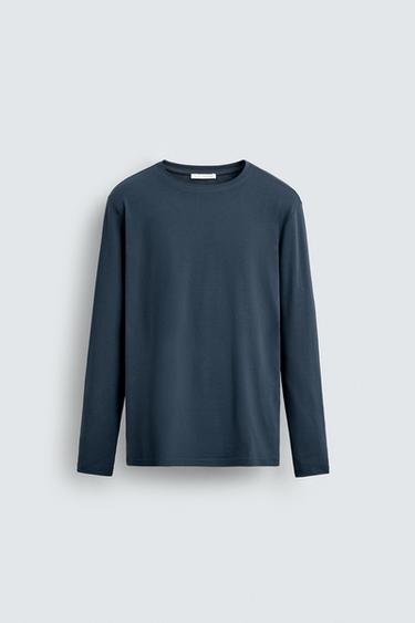 Maglioncino girocollo blu